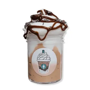 Cookie Crumble Frappe Handmade Butter Slime – Creamy Scented Slime with Chocolate Drizzle & Cookie Crumble Sprinkles, Sensory Stress Relief Toy – Hoshimi Slimes