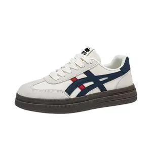 Elevate Your Style with Platform German Trainers | Height-Boosting Design, Premium Leather Paneling, Classic Side Emblem, Anti-Slip Durable Sole – Versatile Everyday Sneakers for Effortless Outfits