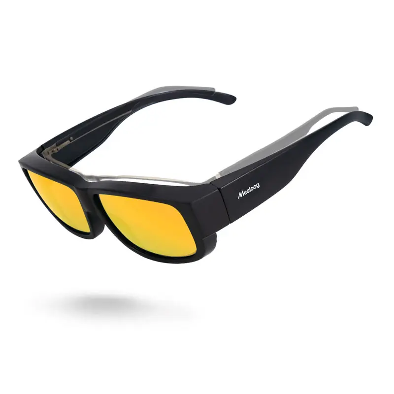 Black Frame/Yellow Mirrored Lens