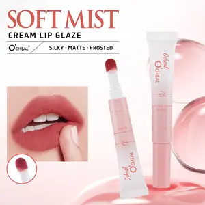 Velvet Matte Lipstick Cushion Foundation, Soft Mist Finish, Long-Lasting Non-Stick Cup, Fade Resistant Lip Gloss, Perfect Makeup Essential