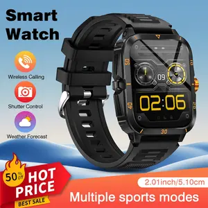 Smart Watch for Men Women, Workout Watch, Wireless Calling, Pedometer Fitness Tracker, Step Counting & Calorie Tracking, Multiple Sports Modes, Sedentary Reminder & Message Push, Multimedia Message Viewing & Weather Alert, Alarm Clock