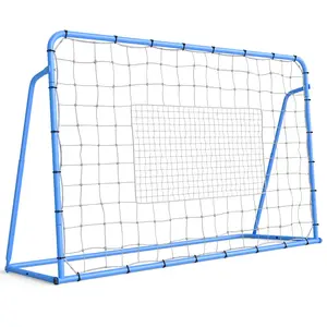 [FLASH SALE] Garvee 6x4 Ft Adjustable Multi-Sport Rebounder Net - Heavy Duty Pitchback Trainer for Soccer, Baseball & Football - Angle Adjustable for Backyard Training