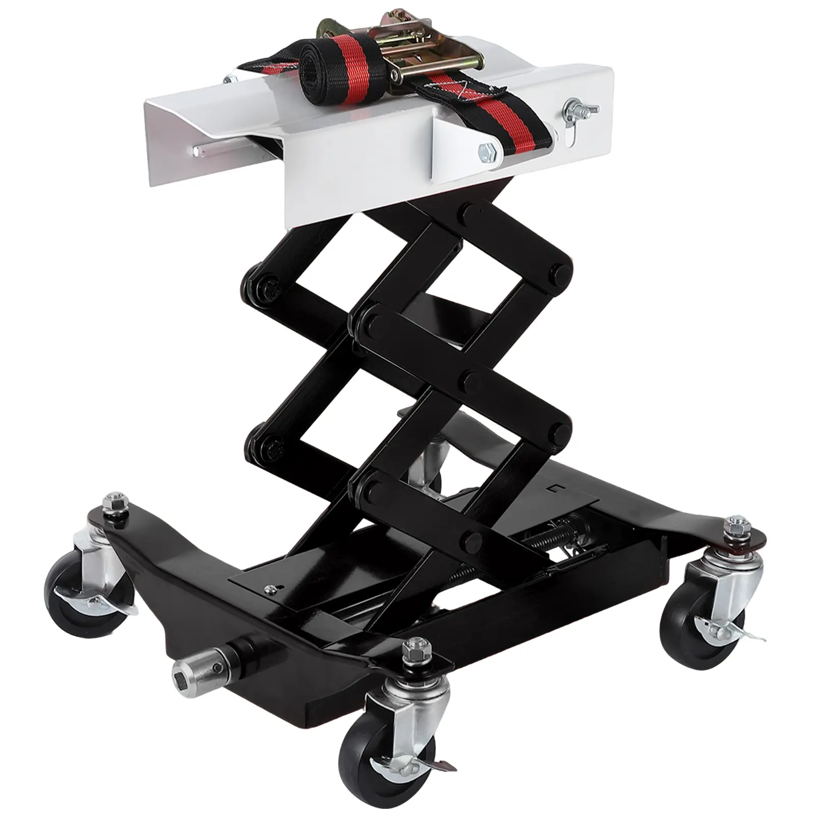 Heavy Duty Low Profile Drive Jack, 450 lbs Capacity, 7-23 in. Adjustable Lift, Portable Car & Truck Hydraulic Jack, Ideal for Auto Repair Shops, Professional Drive Removal