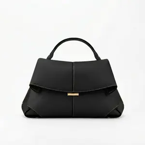 Women's Genuine Synthetic Leather Crossbody Bag - Stylish Brown Shoulder Handbag with Adjustable Strap, Smooth Texture Design, Suitable for Daily Use, Textured Surface Finish SpringStatements