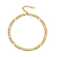 5MM Figaro Chain-Golden
