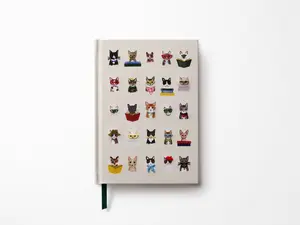 Studious Cats Embroidered Journal