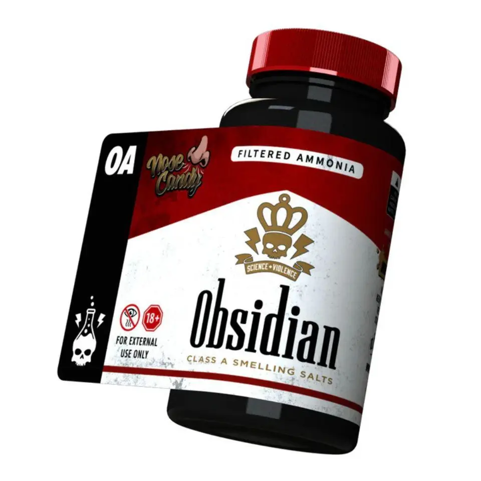 Obsidian Ammonia Nose Candy Tobacco Smelling Salts