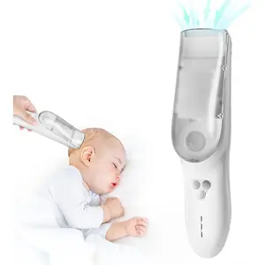 Cordless Baby Hair Clippers, Vacuum Hair Clipper for Baby Fine Hair, Baby Hair Clipper Quiet Hair Clipper for Baby, Hair Clipper Auto Suck Snipped Hair, IPX7 Waterproof Rechargeable
