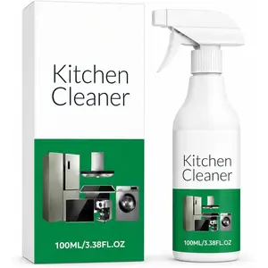 Kitchen Enzyme Cleaner , Multifunctional Appliance Cleaner, Heavy Duty  Remover for Cooktop, Oven, Stove, Range Hood, Countertops and Sealed Kitchen Surfaces, 100 mL