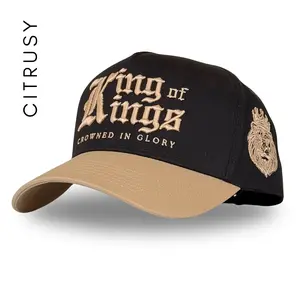 KING OF KINGS TRUCKER HAT - BLACK/TAN