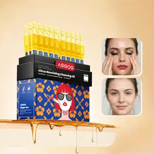 AOGOG Makeup Remover Lightweight Liquid Cleansing Oil, Deep Clean & Soothe Skin,Gentle Makeup Remover Cleansing Oil, for Sensitive Skin& All Skin Types, Korean Skincare,Greenish,Tiktokshopstockup