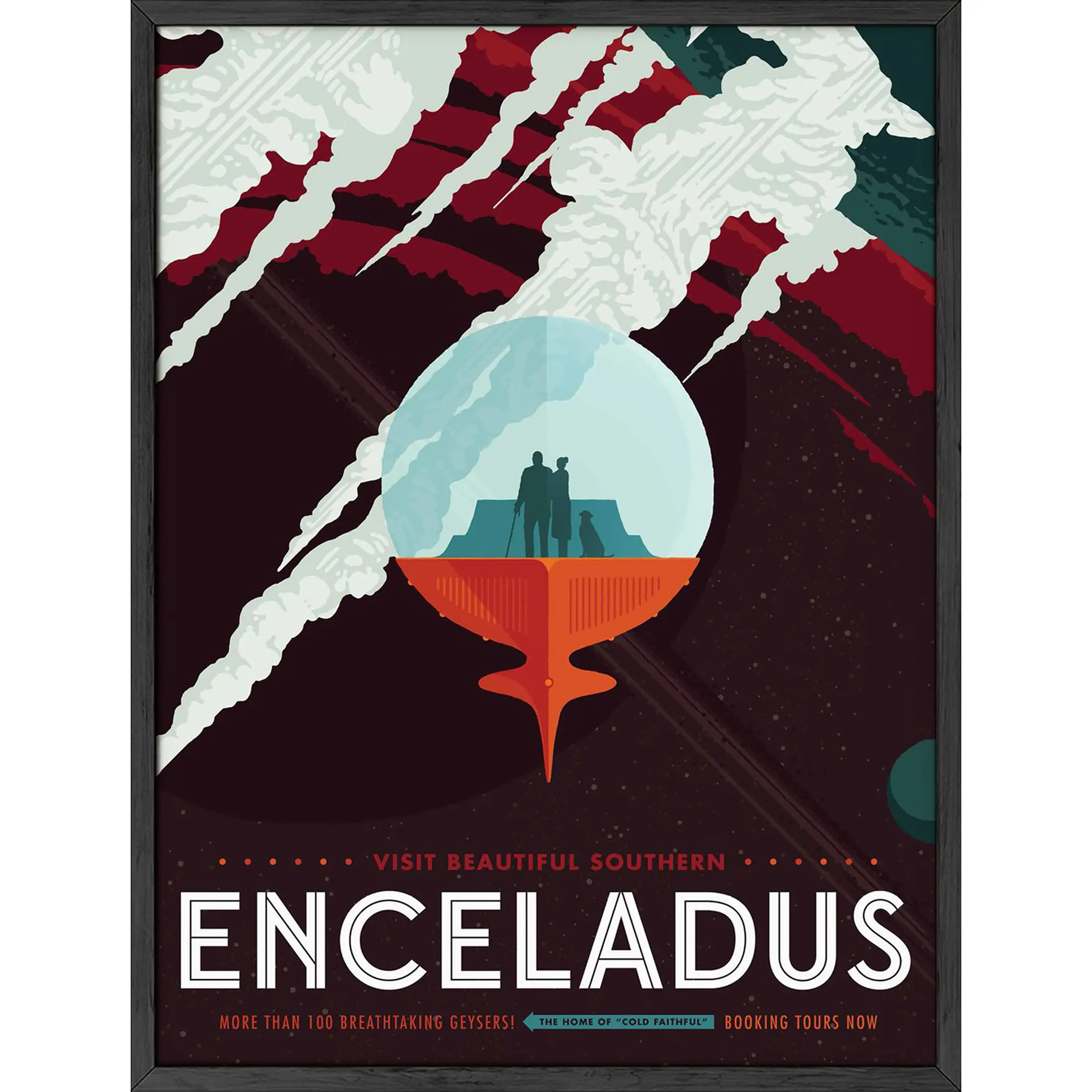 Vintage NASA Poster - Artistic Wall Decor Print for Room Aesthetic and Vibe Artwork Ornaments