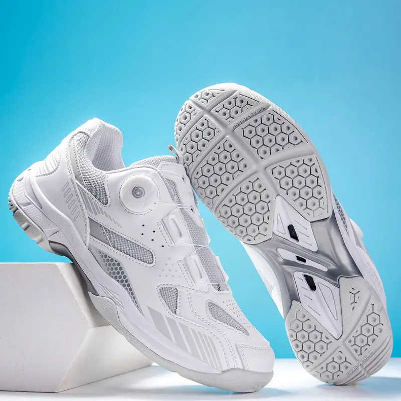 Unisex Professional Badminton Shoes, Tennis Shoes for Men and Women, Athletic Shoes, Anti-Slip Durable Shock Absorption, Lightweight Comfortable Sport Shoes