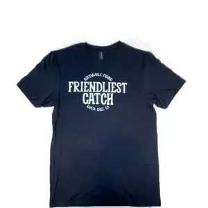 Friendliest Catch Men’s T-Shirt - Sustainable Fishing, Friendly Catch, Santa Cruz, Casual Style - Top, Menswear