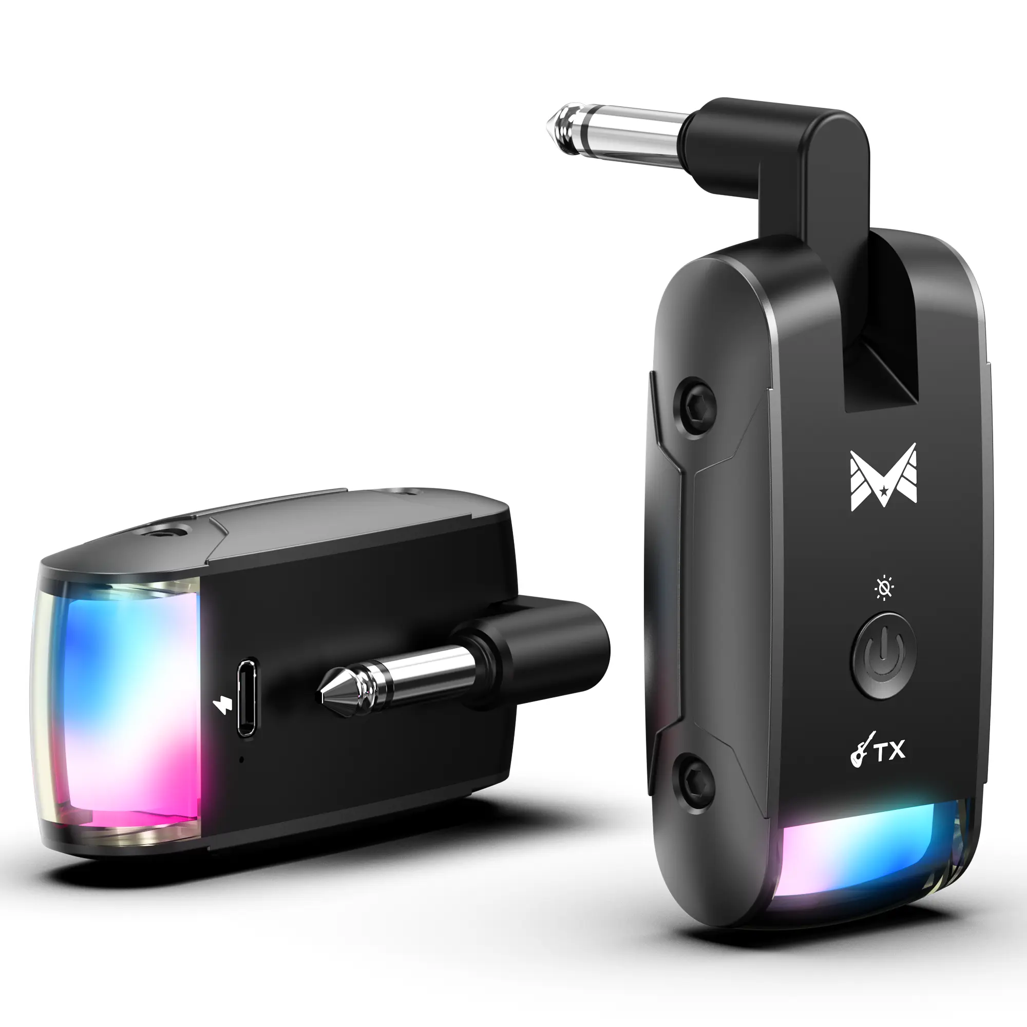 Wireless Guitar System 2026 Upgraded version RGB Lighting, 230-foot Transmission Distance Wireless Guitar Transmitter and Receiver, Guitar Wireless System for Guitars, Basses, and Other Instruments summerwins