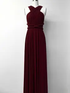 Floor Length LONG Ball Gown Maxi Infinity Dress Formal Multiway Wrap Bridesmaid Dress Evening Dress Wedding