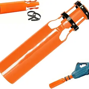Leaf Blower Air Booster, Air Flow Booster for Blower, Universal Cordless High-Flow Air Booster Attachment, Turbo Nozzle Extension Boosts Speed & Power for Yard, Lawn Cleanup, Fits 2–4 Inch Nozzles