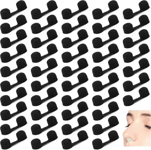 100 Pieces Disposable Nose Filters Nose Plug Filter for Spray Tanning Softness Sponge Nose Filter for Sunless Outdoor Nose Protection
