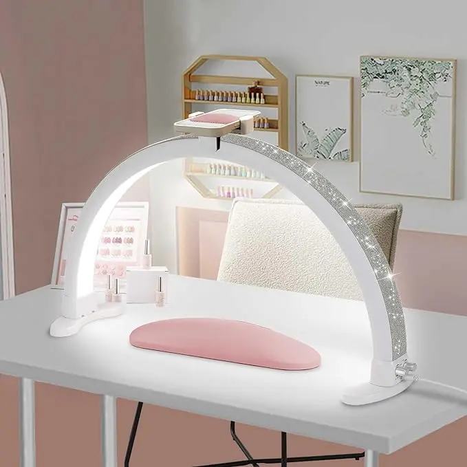 MoonLight Lamp for nail table with and without rhinestones