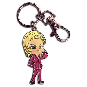 Dragon Ball Super - SD Android 18 Metal Keychain
