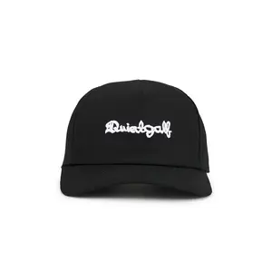 Quiet Golf 1959 5 Panel Hat in Black