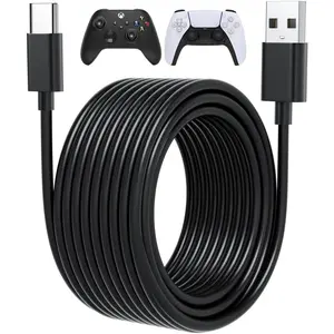 USB-C Cable PS5 Controller Charger for Xbox Series X/S, 5FT PS 5 USB-C Type C Charging Cord for Sony PlayStation 5 DualSense Controller Data Sync Accessories