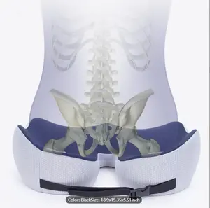 Deodar Memory Foam Sit Bone RelieDeodar Memory Foam Sit Bone Relief Seat Cushion For Butt Lower Back Hamstrings Hips Ischial Tuberosity Reduce Fatigue For Chairf Seat Cushion For Butt Lower Back Hamstrings Hips Ischial Tuberosity Reduce Fatigue For Chair