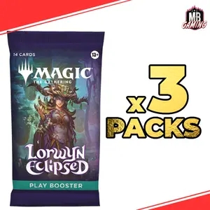 Magic The Gathering: Lorwyn Eclipsed Play Booster Pack x3