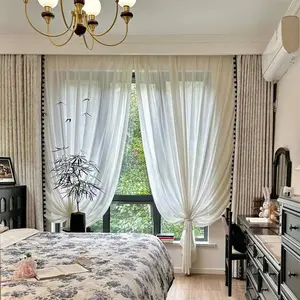 Downton Abbey Chenille Curtains, Luxury French Retro Blackout Jacquard Antique Window Drapes Gromment(1.8inch width hole) 2 Panels