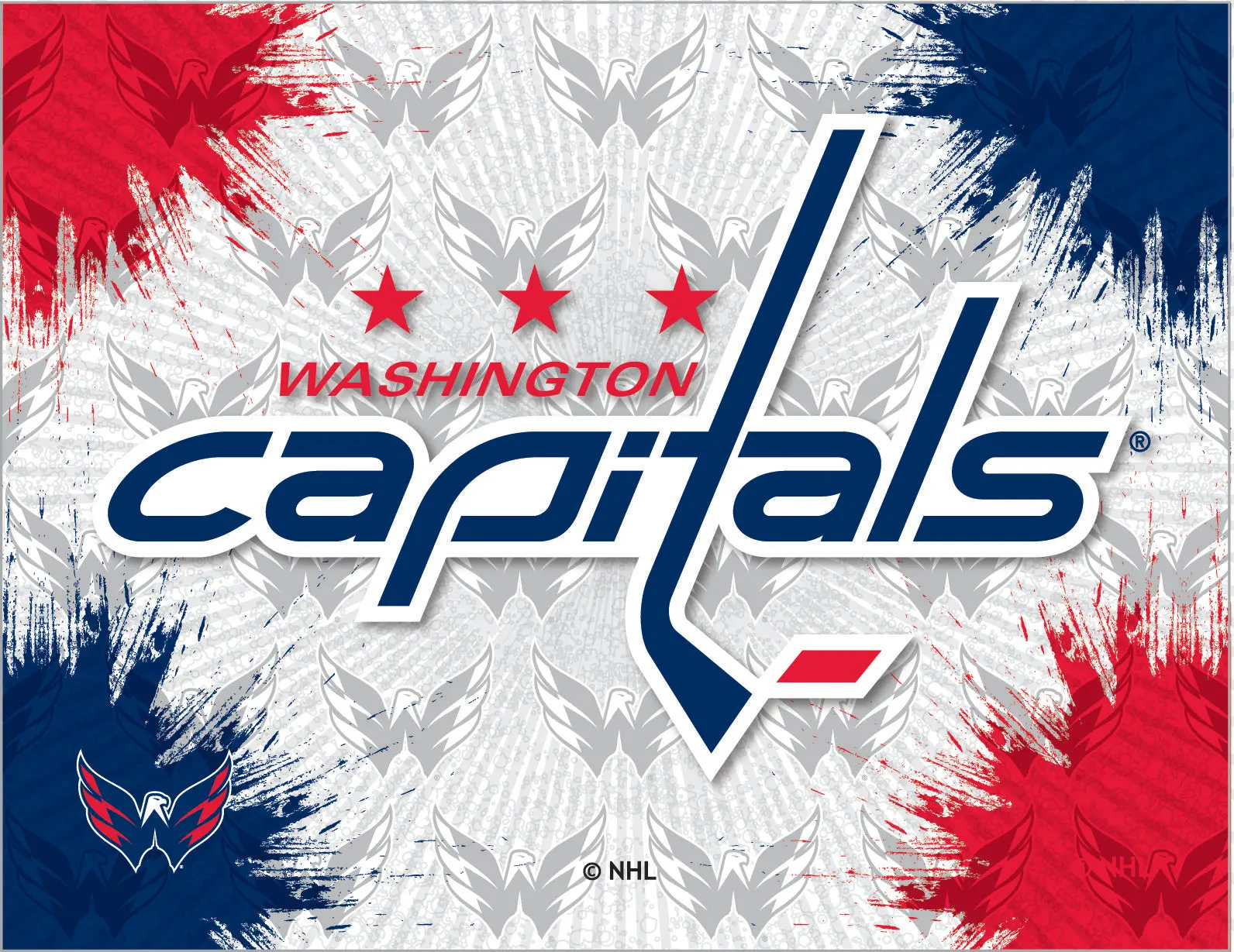 Washington Capitals Logo Canvas -24"x36"