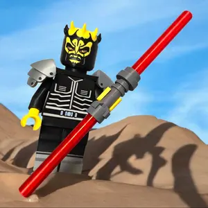 Big Brick Savage Opress Minifigure - SW Collectible for Display and Display Case