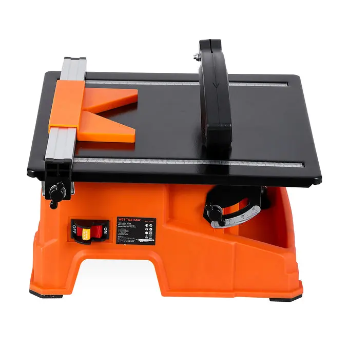 [NEW PRODUCT FLASH SALE] Garvee 7 inch Wet Tile Saw, 6500 RPM & Pure Copper Motor, Bevel cuts tile from 0 to 45, Tile Cutter Wet Saw with Water Reservoir for Cutting Tiles and Stones, for DIY Enthusiasts