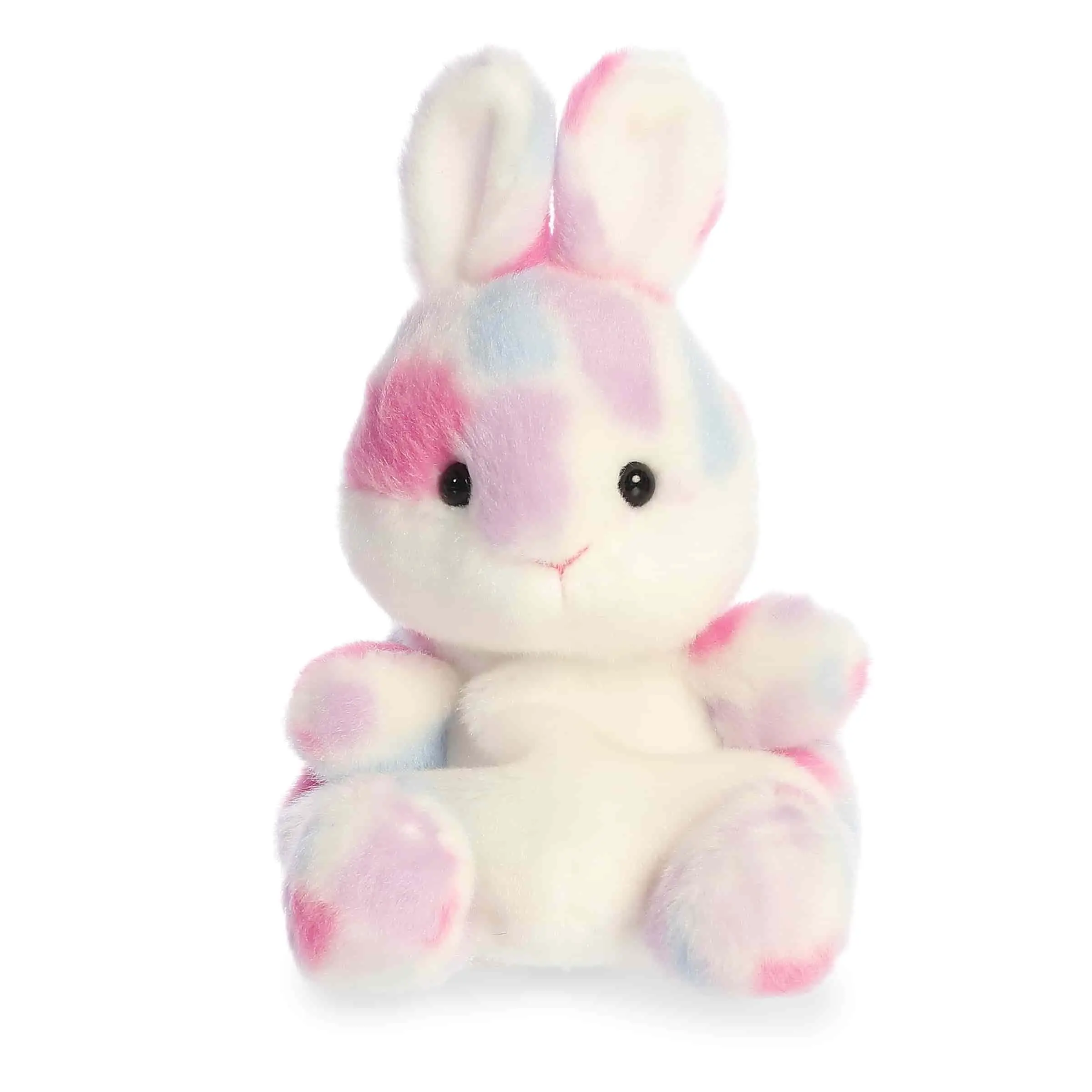 Palm Pals Adorable Marta Mosaic Bunny 5 inch Purple Mini Soft Plush Collectable Stuffed Animal