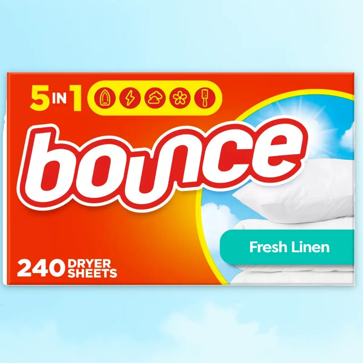 Bounce Fresh Linen Fabric Softener Dryer Sheets - 240ct
