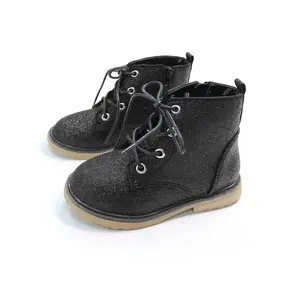Onyx Glitter Boots