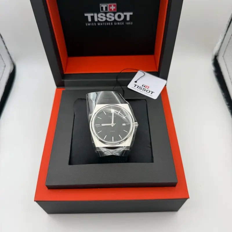 Tissot PRX T137.410.17.051.00 40mm Swiss Quartz Men’s Watch Black Dial