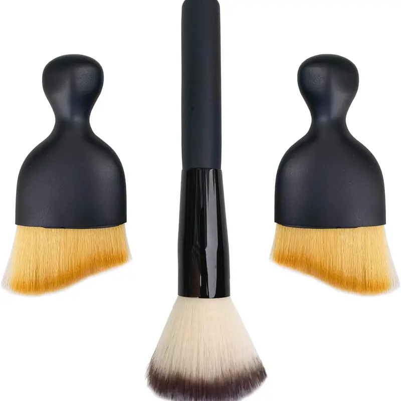 3 Pack Exquisite Microfiber Duster Brushes, Feather Duster,Car Interior Cleaning Brush - Cleaning Tool Efficient Dust Removal for Car Interior, Computers, Keyboards, Photo Frames, Digital Devices
