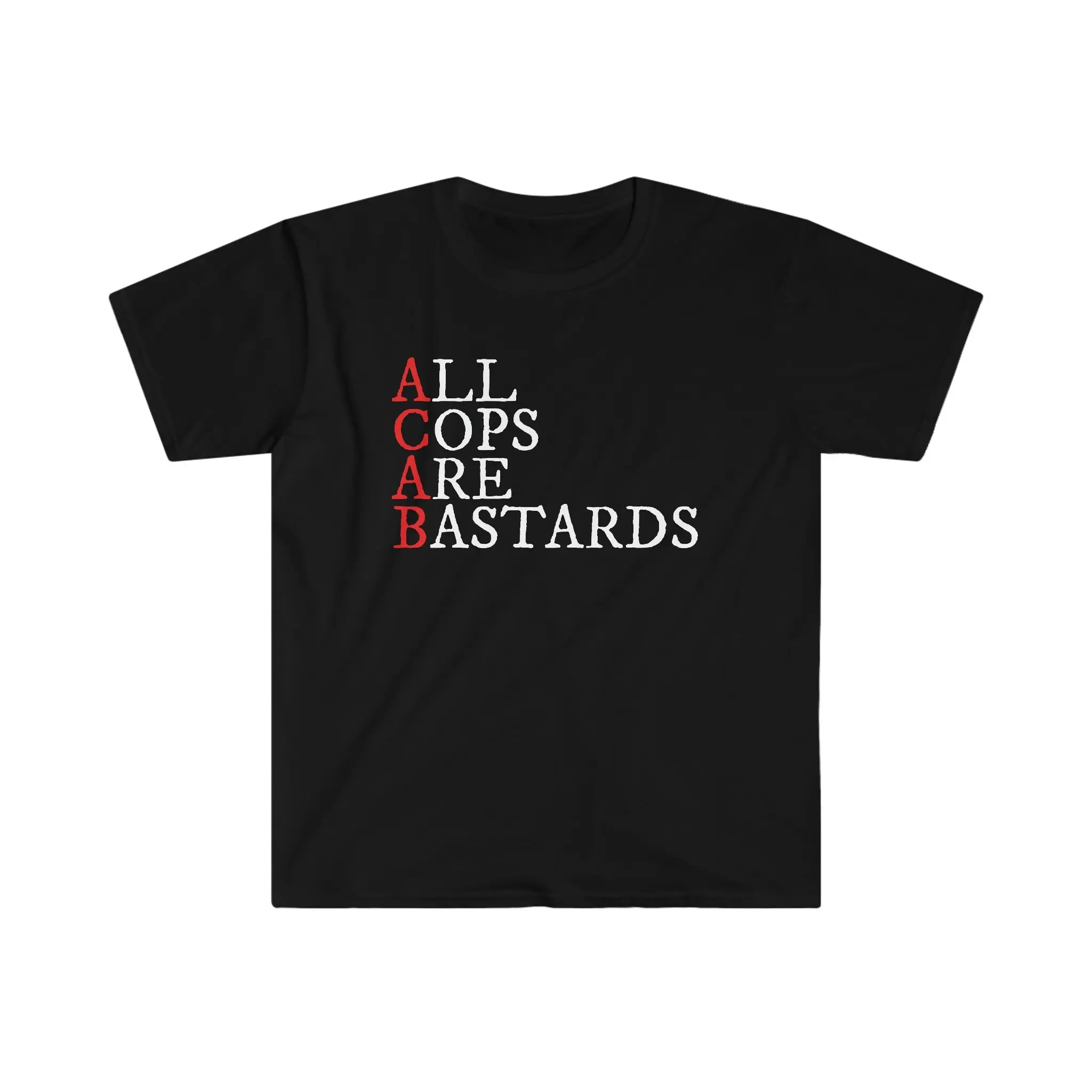 ACAB Shirt - All Cops Are Bastards - Antifa Shirt Top Womenswear