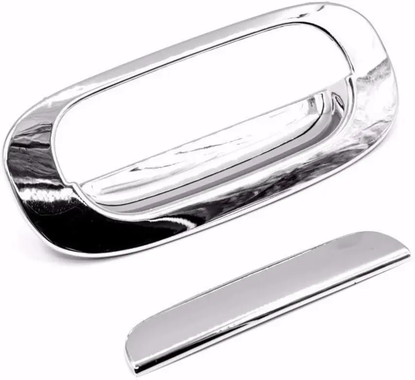 Sizver Chrome Tail Gate Tailgate Covers For 1997-2011 Dodge Dakota