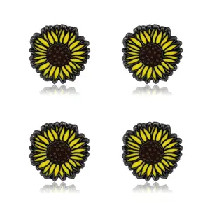 Mini Sunflower Set of 4 Filler Enamel Pins