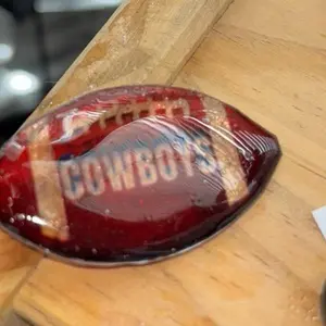 Cowboys Football Badge Reel Great Gift Idea for Football Lovers in the Football Season