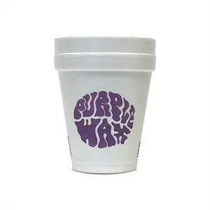 Purple Wax 8oz Double Cup