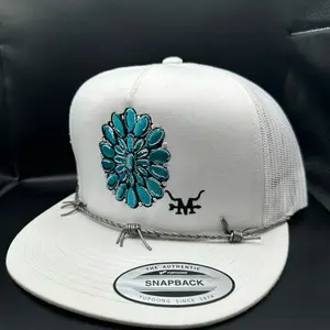 Barbed Turquoise Hat - Stylish Design for Everyday Wear