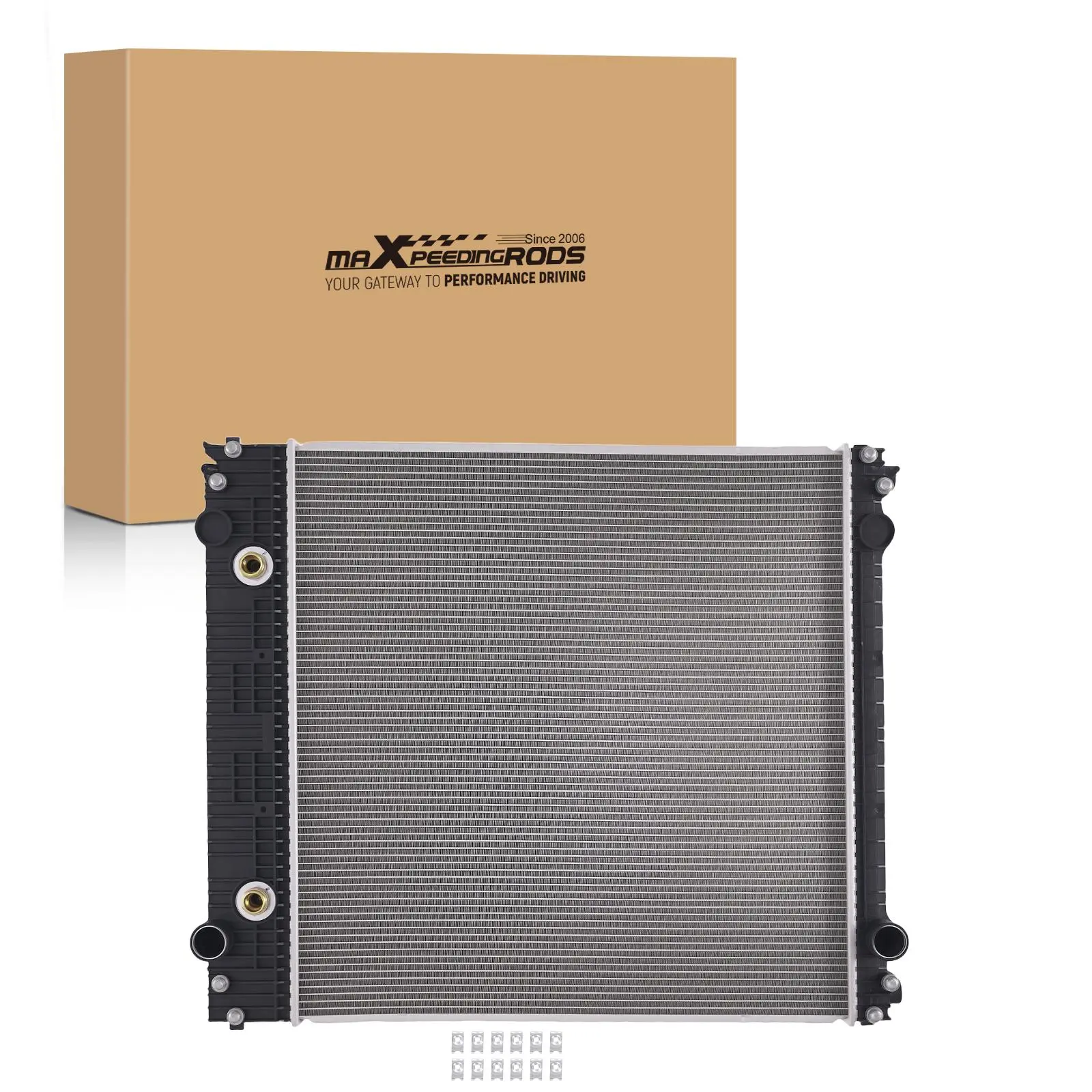 2 Row Aluminum Engine Radiator compatible for Freightliner M2 106 08-18 BHTN4142001
