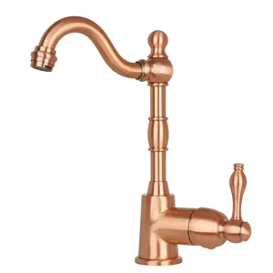 One-Handle Copper Widespread Kitchen Bar Faucet
