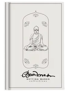 White Meditative Buddha Journal