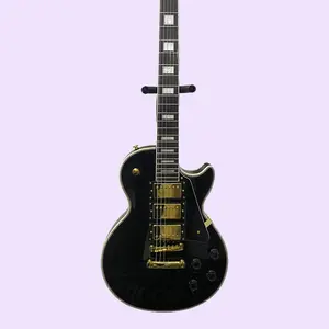 LP electric guitar  6 strings Mahogany body HHH pickups Rosewood fingerboard Gold hardware