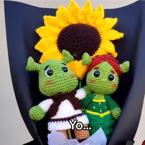 Customer Personalization crochet flower