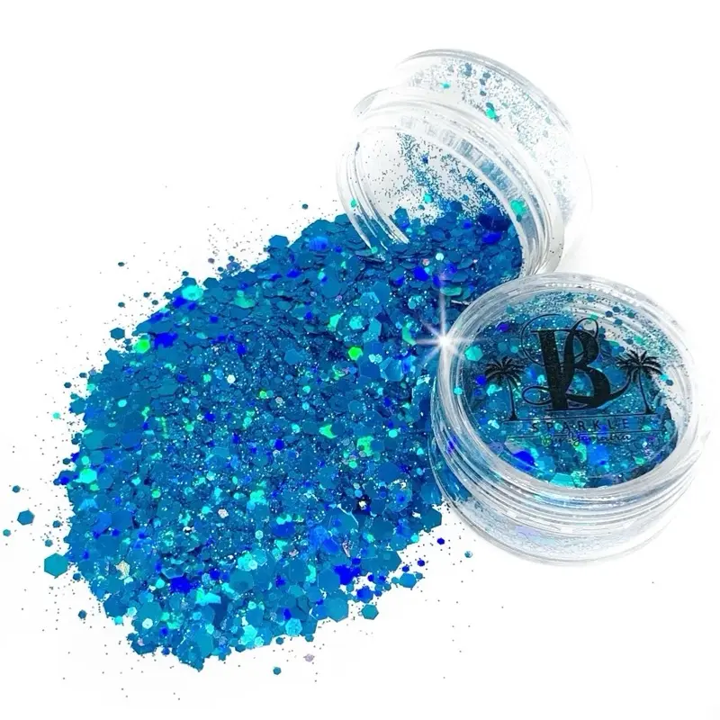 Bay Breeze Chunky Glitter Eyeshadow, Makeup for Eye Makeup Looks