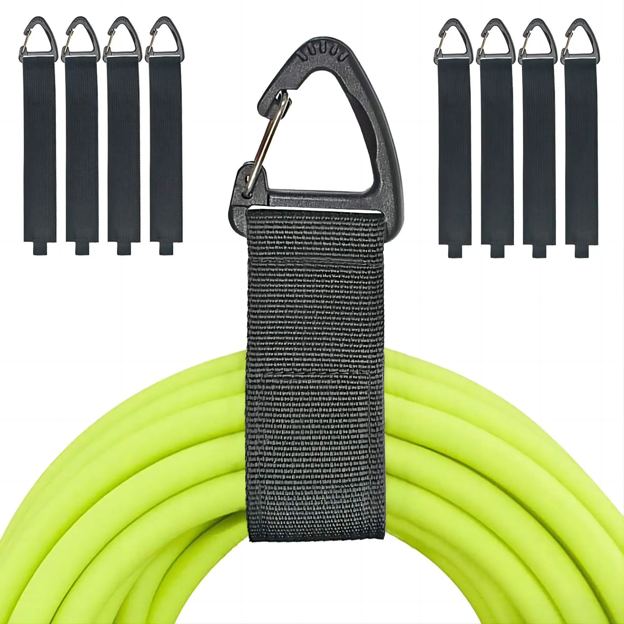 Extension Cable Holder, 2-8 Count Organizers, Outdoor Storage Tool, Multifunctional Cable Tie, Ideal for Car Garage, Gym, Office